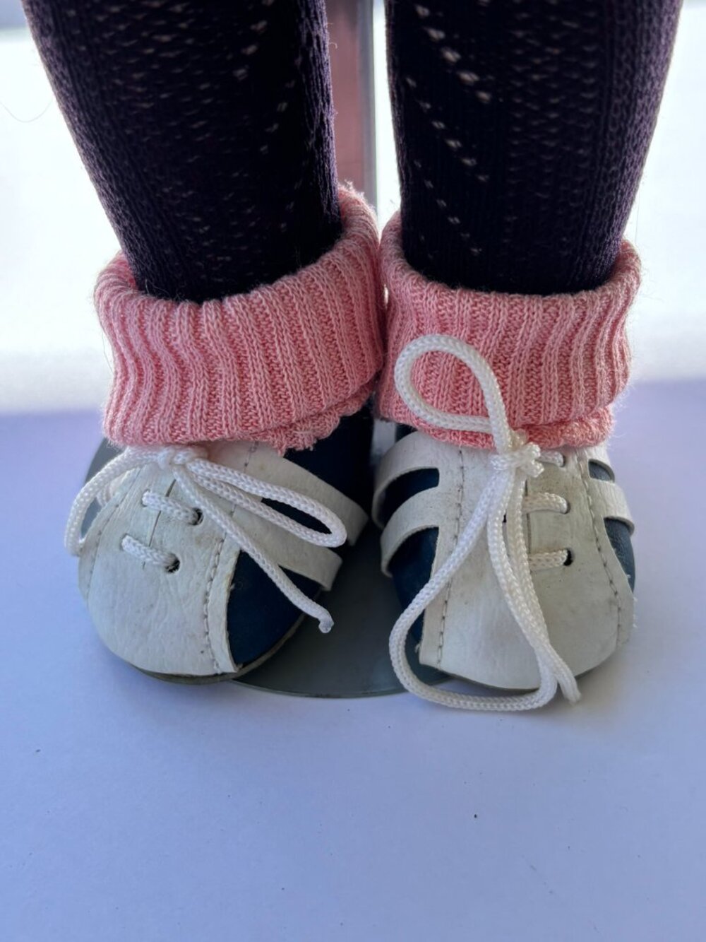 Vintage 1985 Boots Tyner Design Porcelain Doll Blonde Pigtails Retro 80s Workout - Picture 4 of 6